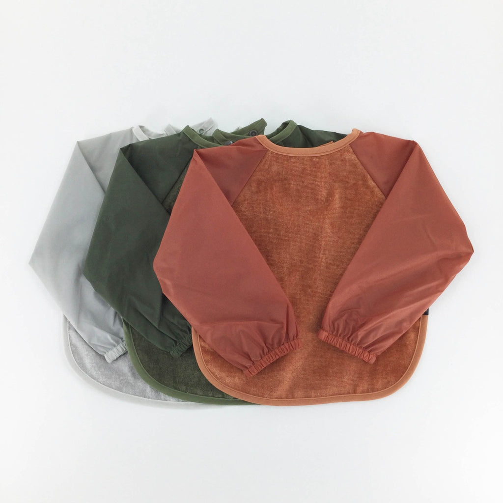 Mum 2 Mum Sleeved Wonder Bib - Olive Green - Baby&More