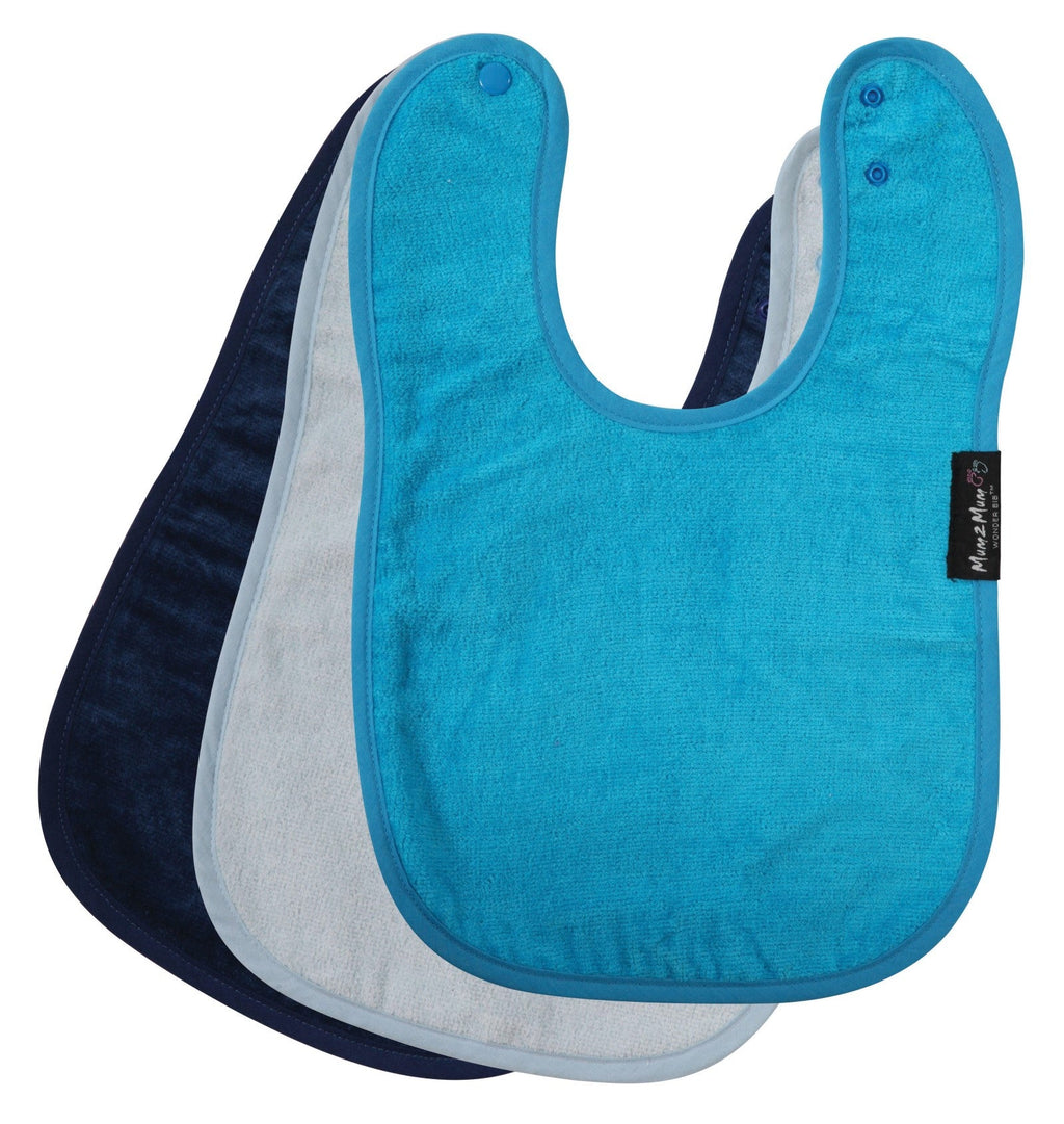 Mum 2 Mum Standard Wonder Bib - Baby Blue - Baby&More