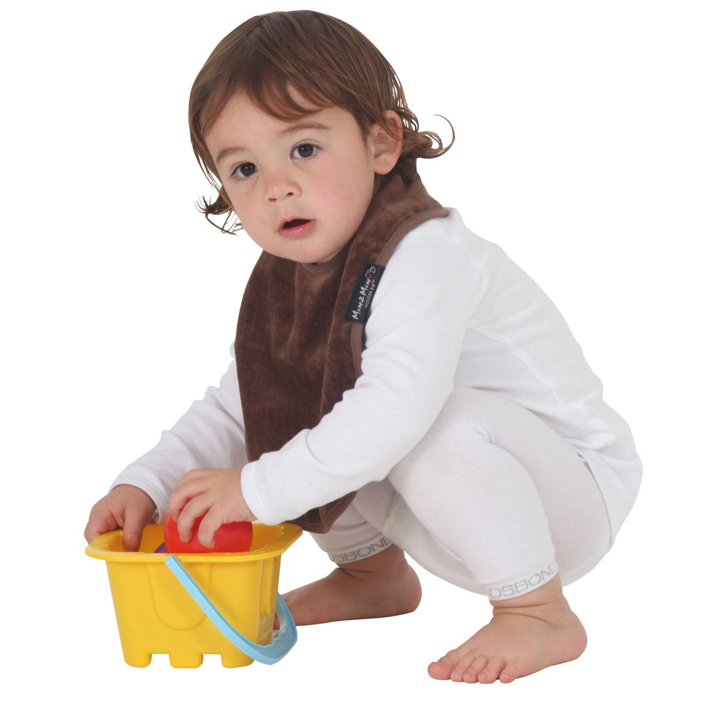 Mum 2 Mum Standard Wonder Bib - Chocolate Brown - Baby&More