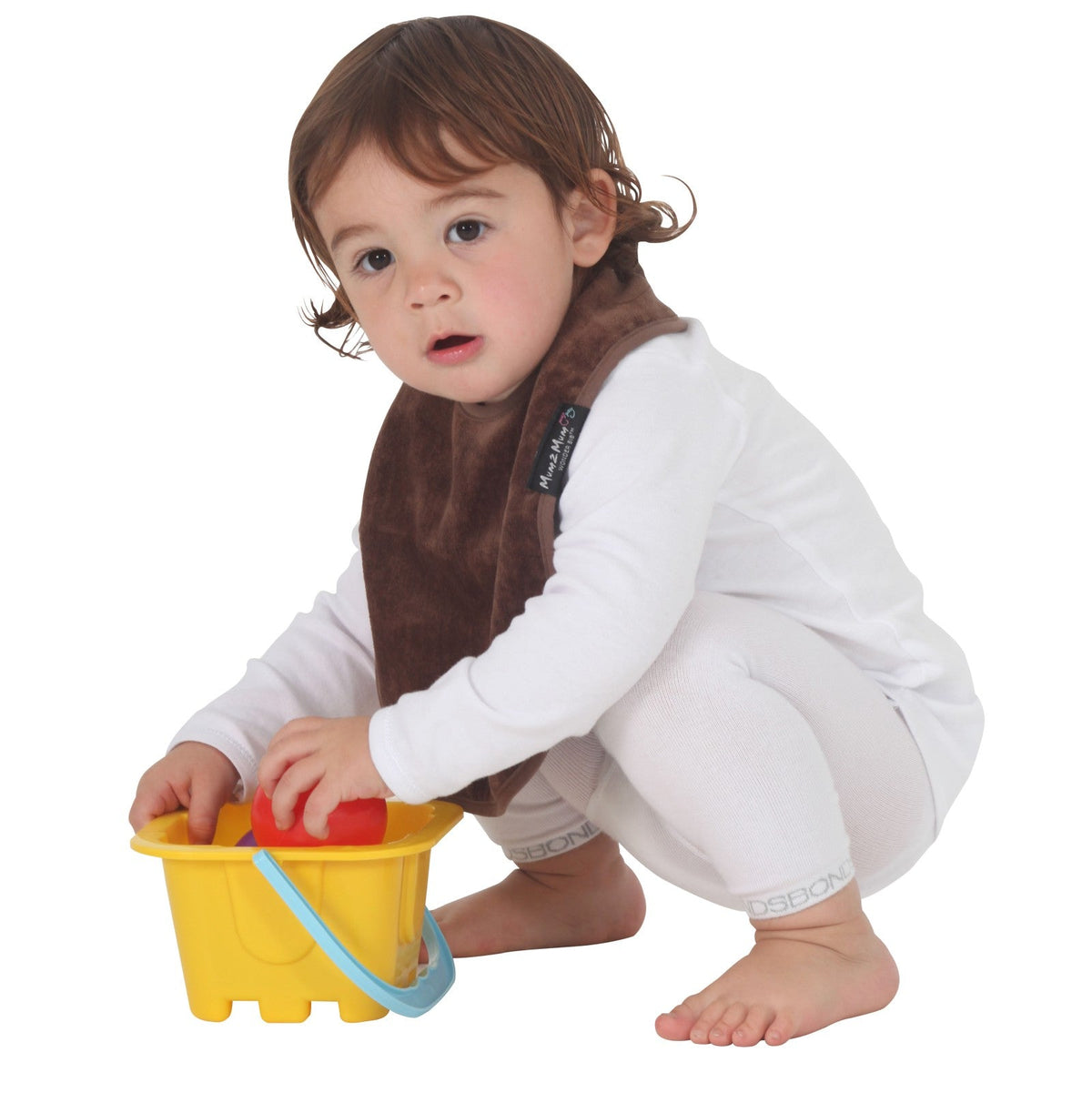Mum 2 Mum Standard Wonder Bib - Chocolate Brown - Baby&More