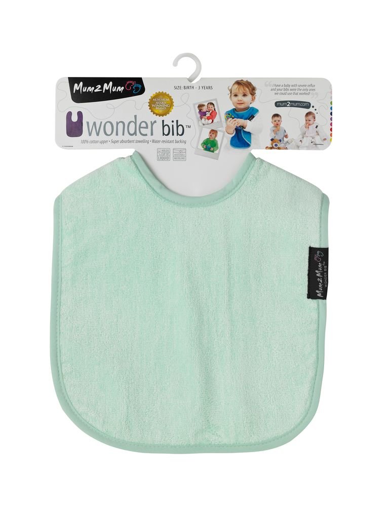 Mum 2 Mum Standard Wonder Bib - Mint Green - Baby&More