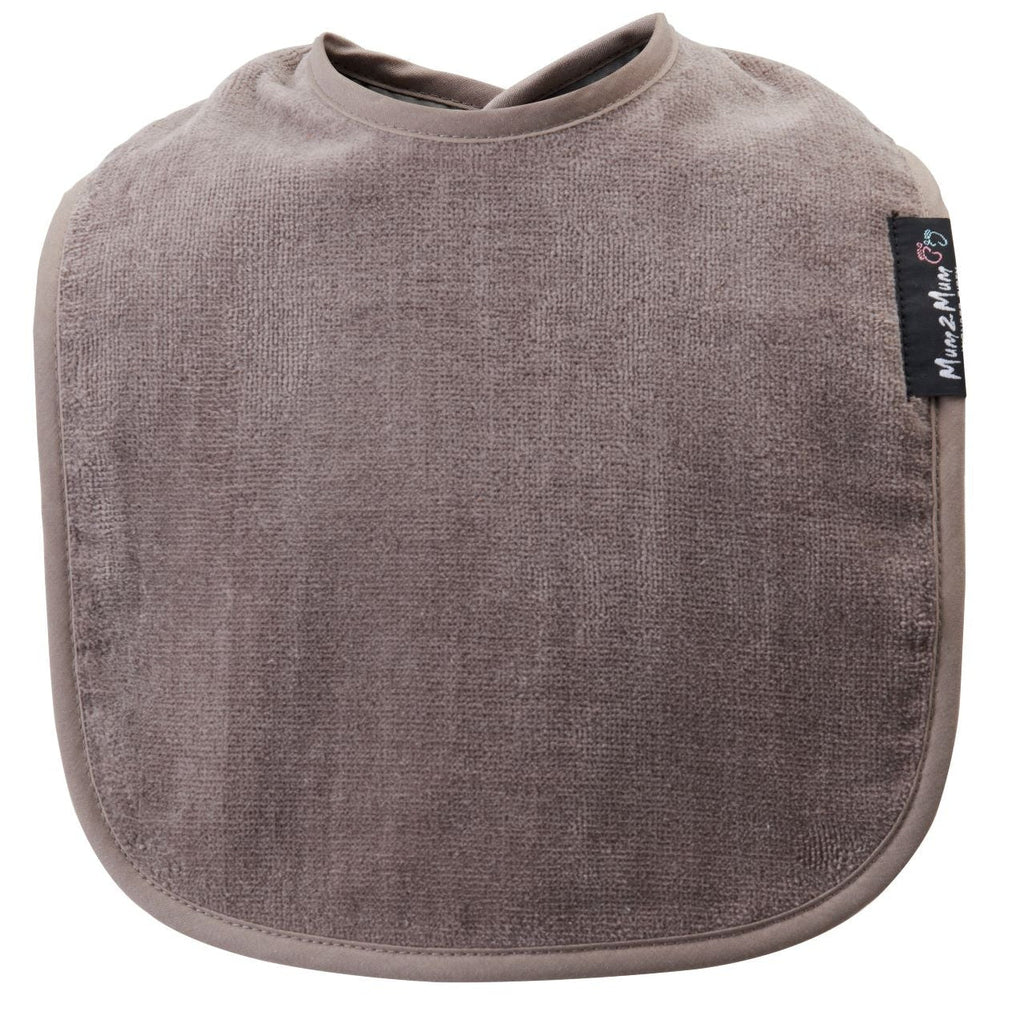 Mum 2 Mum Standard Wonder Bib - Mushroom Grey/Brown - Baby&More