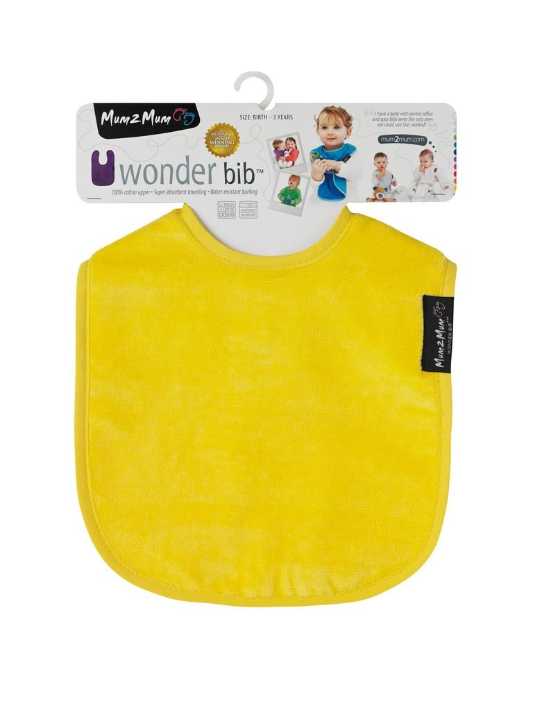 Mum 2 Mum Standard Wonder Bib - Yellow - Baby&More