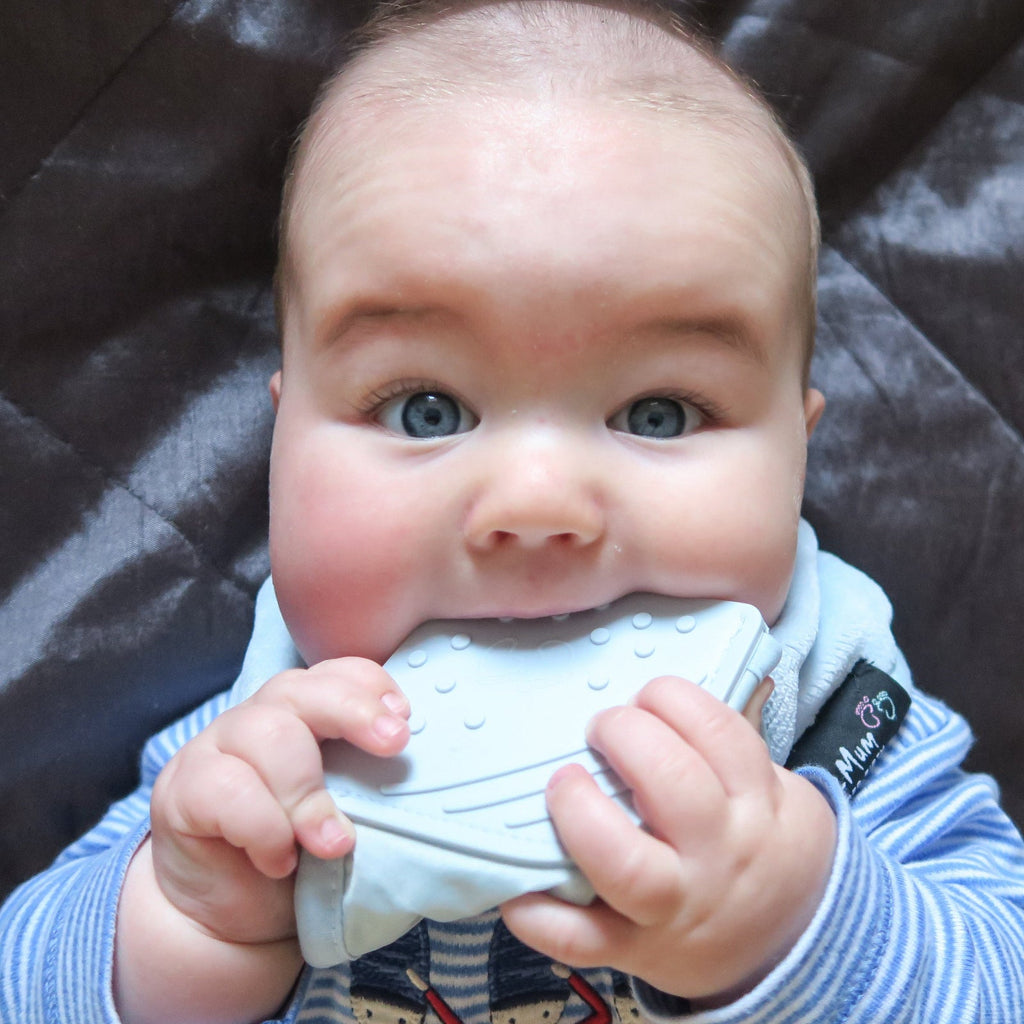 Mum 2 Mum Teething Bandana Wonder Bib - Baby Blue - Baby&More