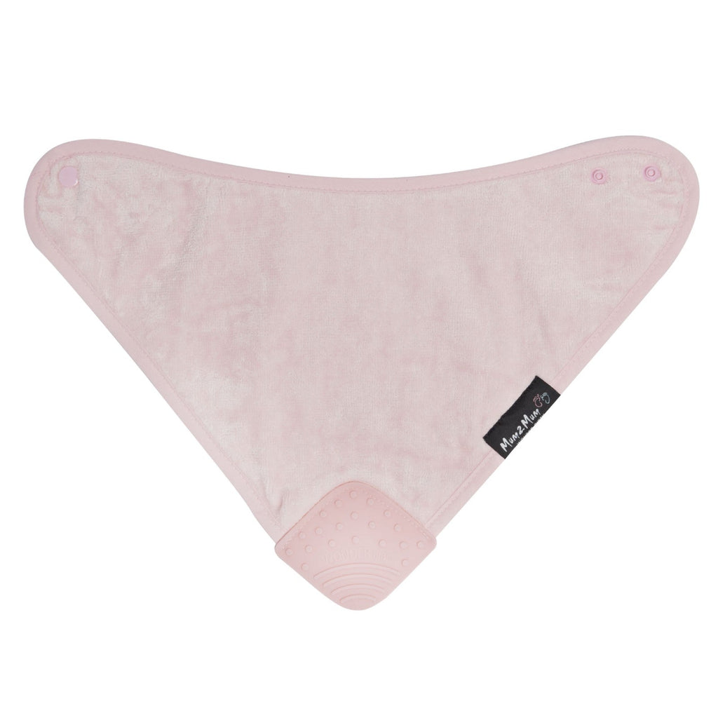 Mum 2 Mum Teething Bandana Wonder Bib - Baby Pink - Baby&More