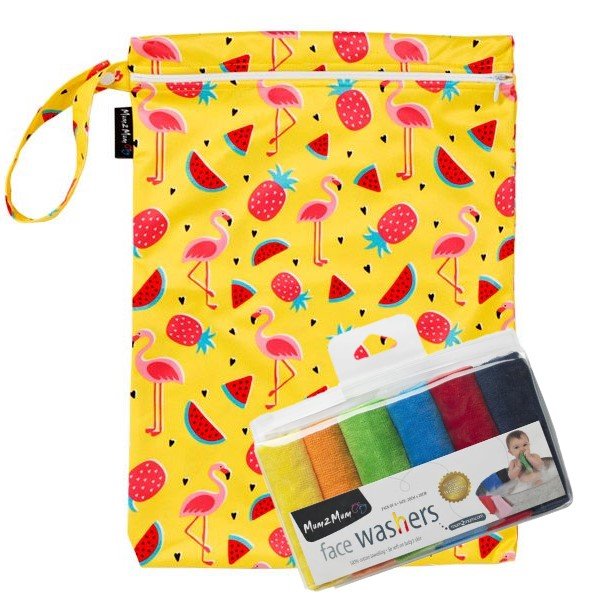 Mum 2 Mum Wet Bag & Face Washers Set - Baby&More