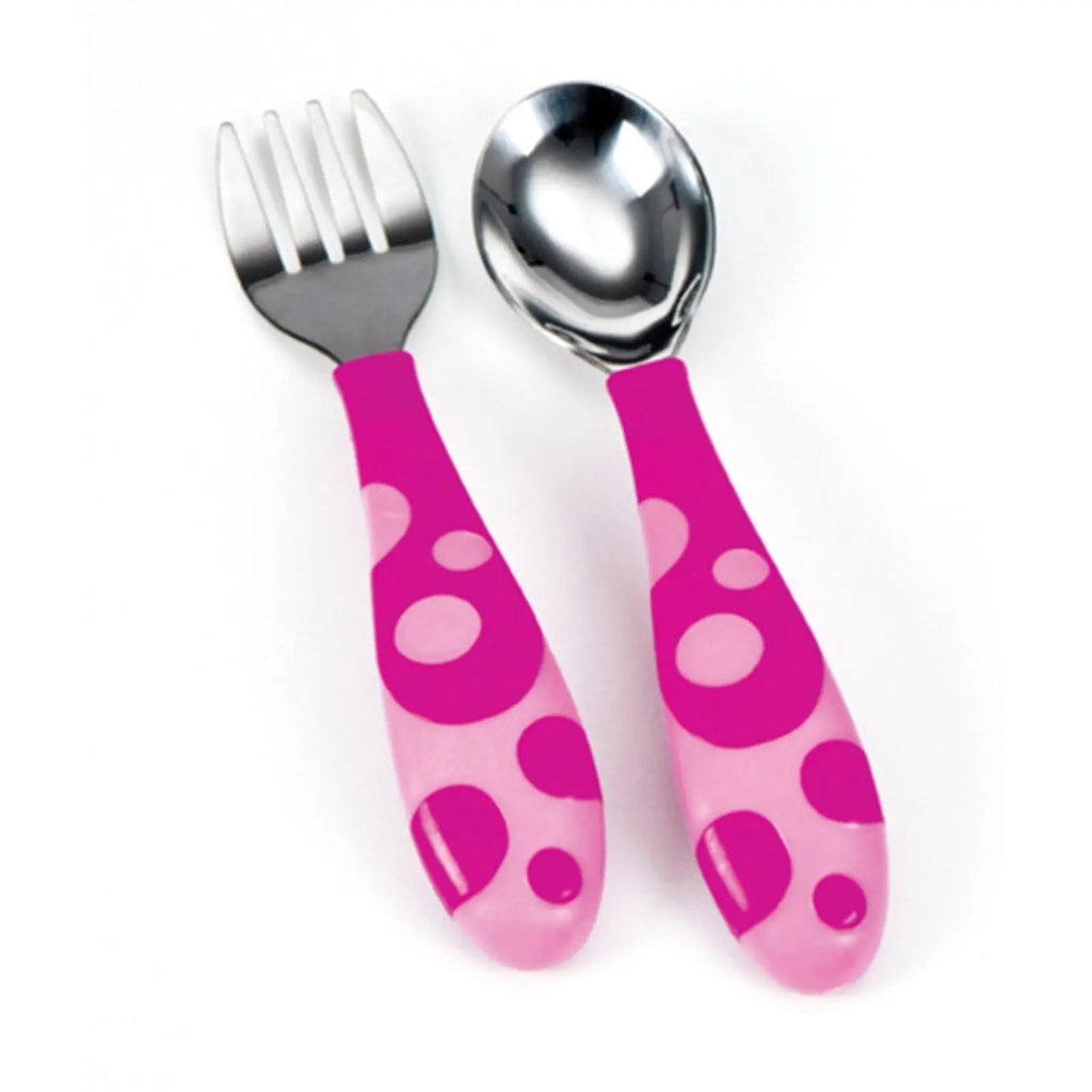 Munchkin Baby Fork and Spoon Cutlery Set - 12m+ - Baby&More