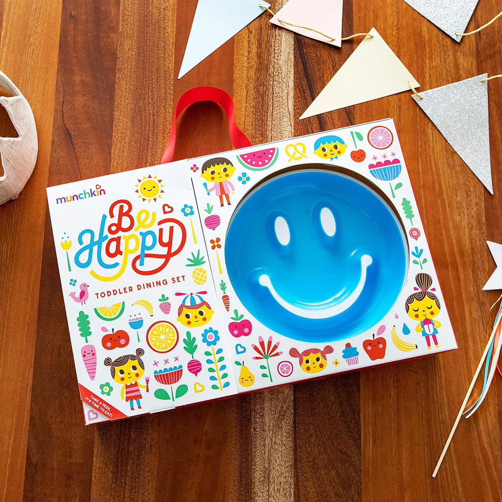 Munchkin Be Happy Toddler Dining Set - Blue - Baby&More