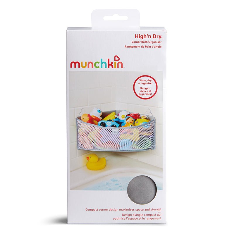 Munchkin High N Dry Corner Bath Organizer - Baby&More