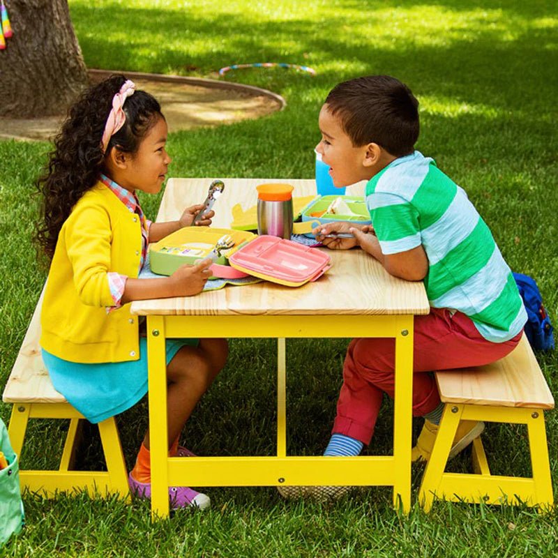 Munchkin Lunch Bento Box With Utensils - Pink - Baby&More