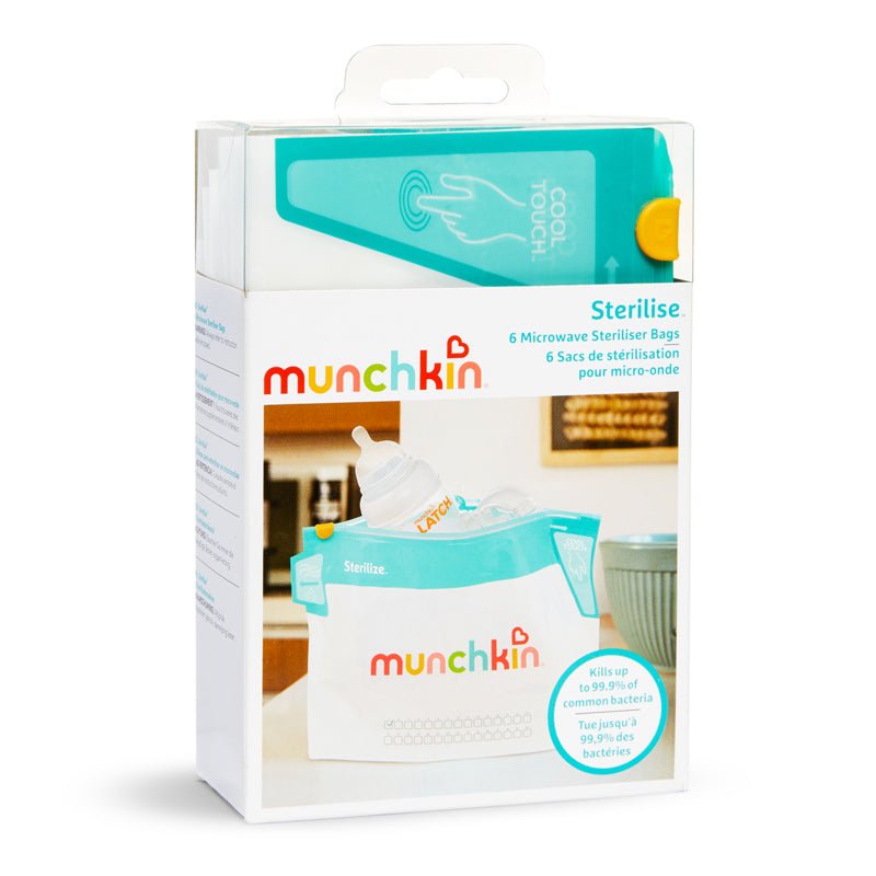 Munchkin Microwave Steriliser Bags - 6 Pack - Baby&More