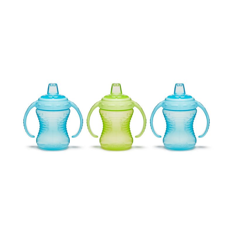 Munchkin Mighty Grip Cup - Blue & Green - 10Oz - 3Pack - Baby&More