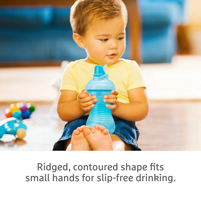 Munchkin Mighty Grip Straw Cup - Blue & Green - 10Oz - 3 Pack - Baby&More
