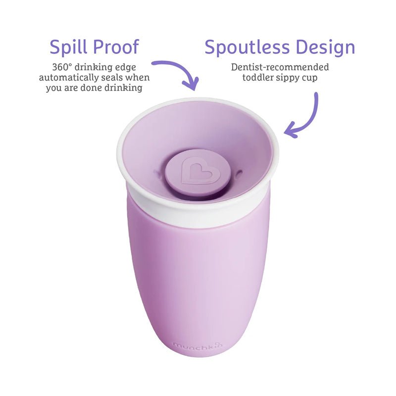 Munchkin Miracle Sippy Cup 10Oz - Purple - Baby&More