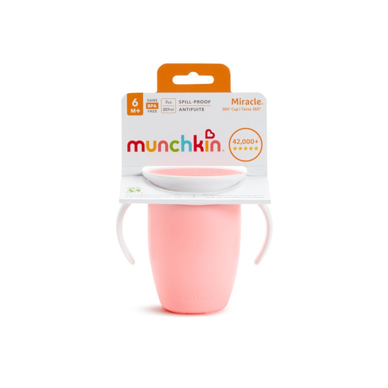 Munchkin Miracle Trainer Cup 7Oz - Pink - Baby&More