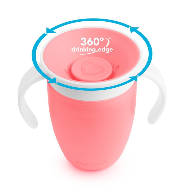 Munchkin Miracle Trainer Cup 7Oz - Pink - Baby&More