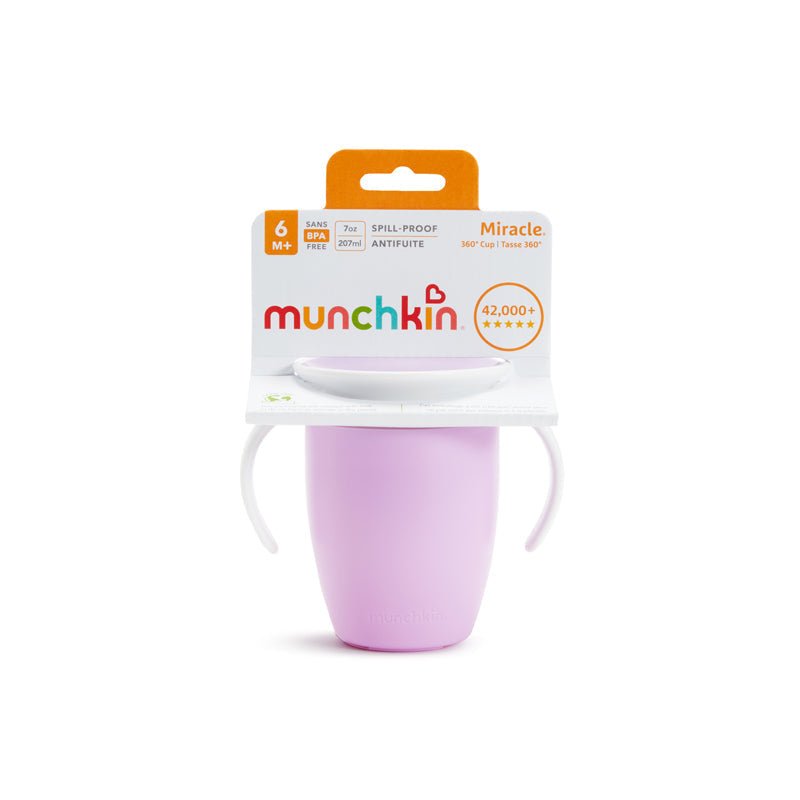 Munchkin Miracle Trainer Cup 7Oz - Purple - Baby&More