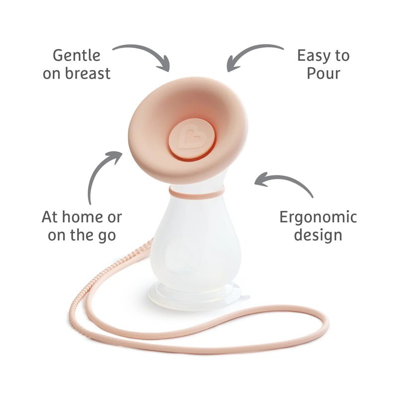 Munchkin Silicone Manual Breast Pump - Baby&More