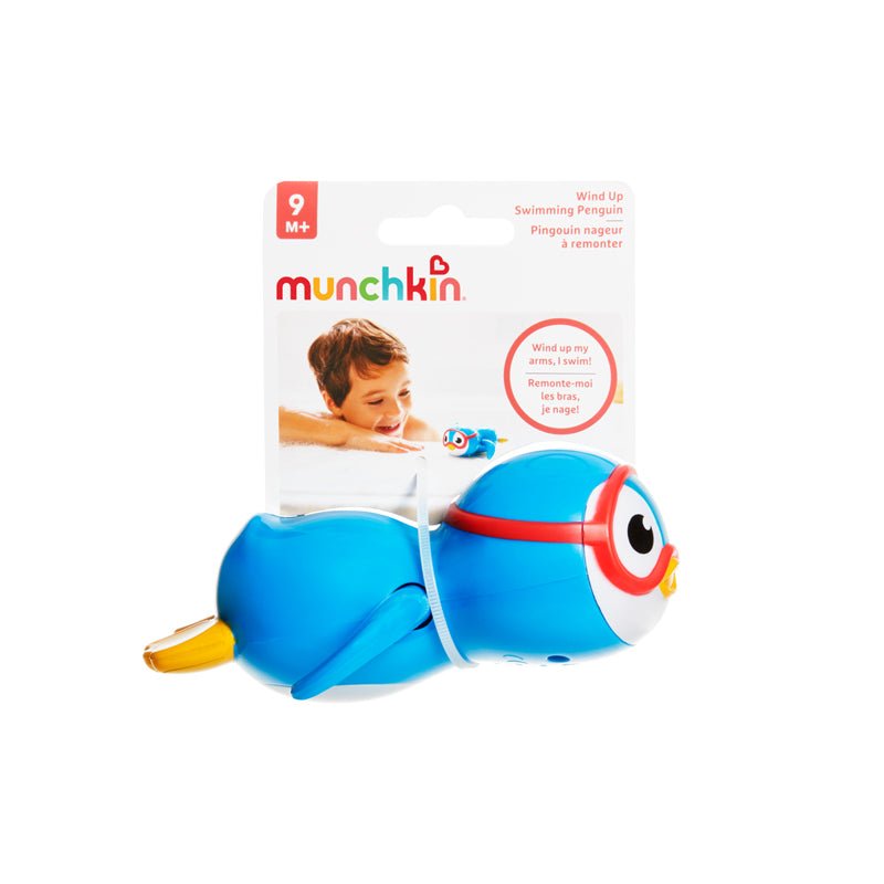 Munchkin Wind Up Swimming Penguin Bath Toy - Baby&More
