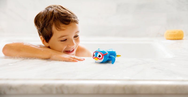Munchkin Wind Up Swimming Penguin Bath Toy - Baby&More