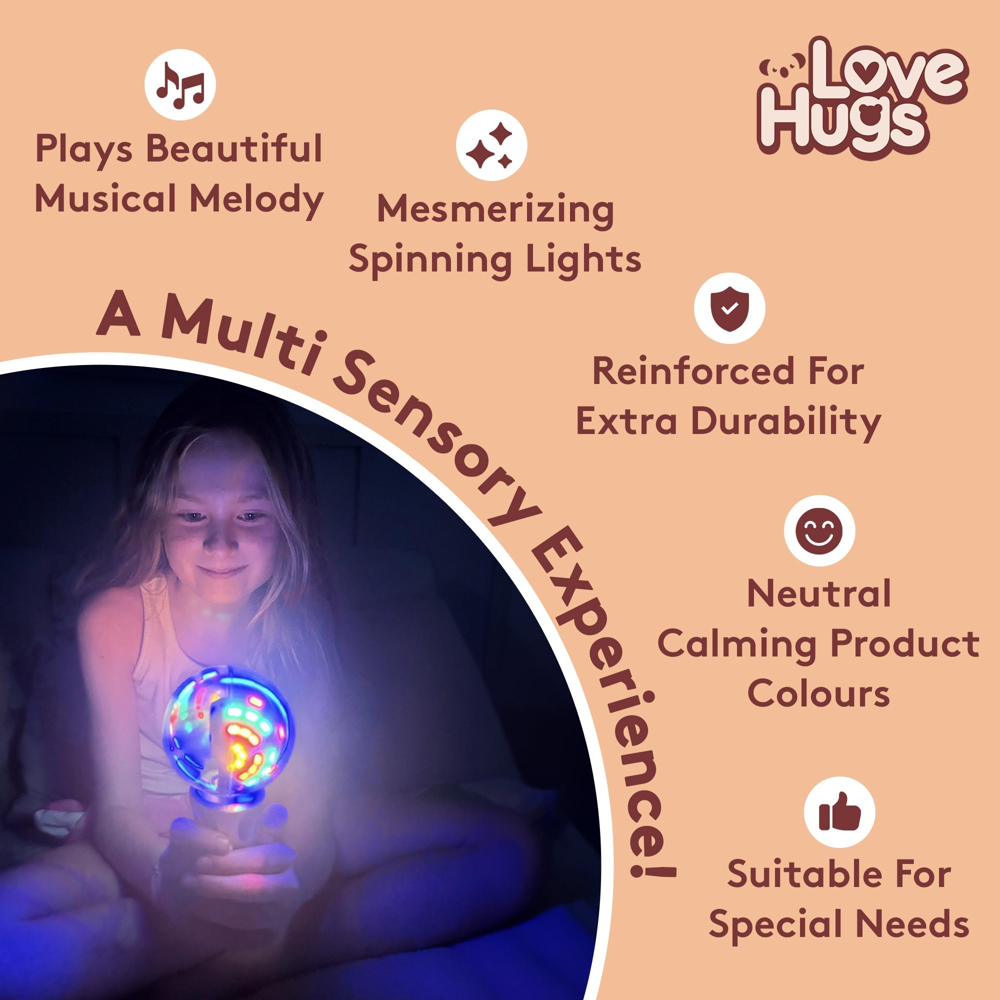 Musical Sensory Light Up Wand - Baby&More