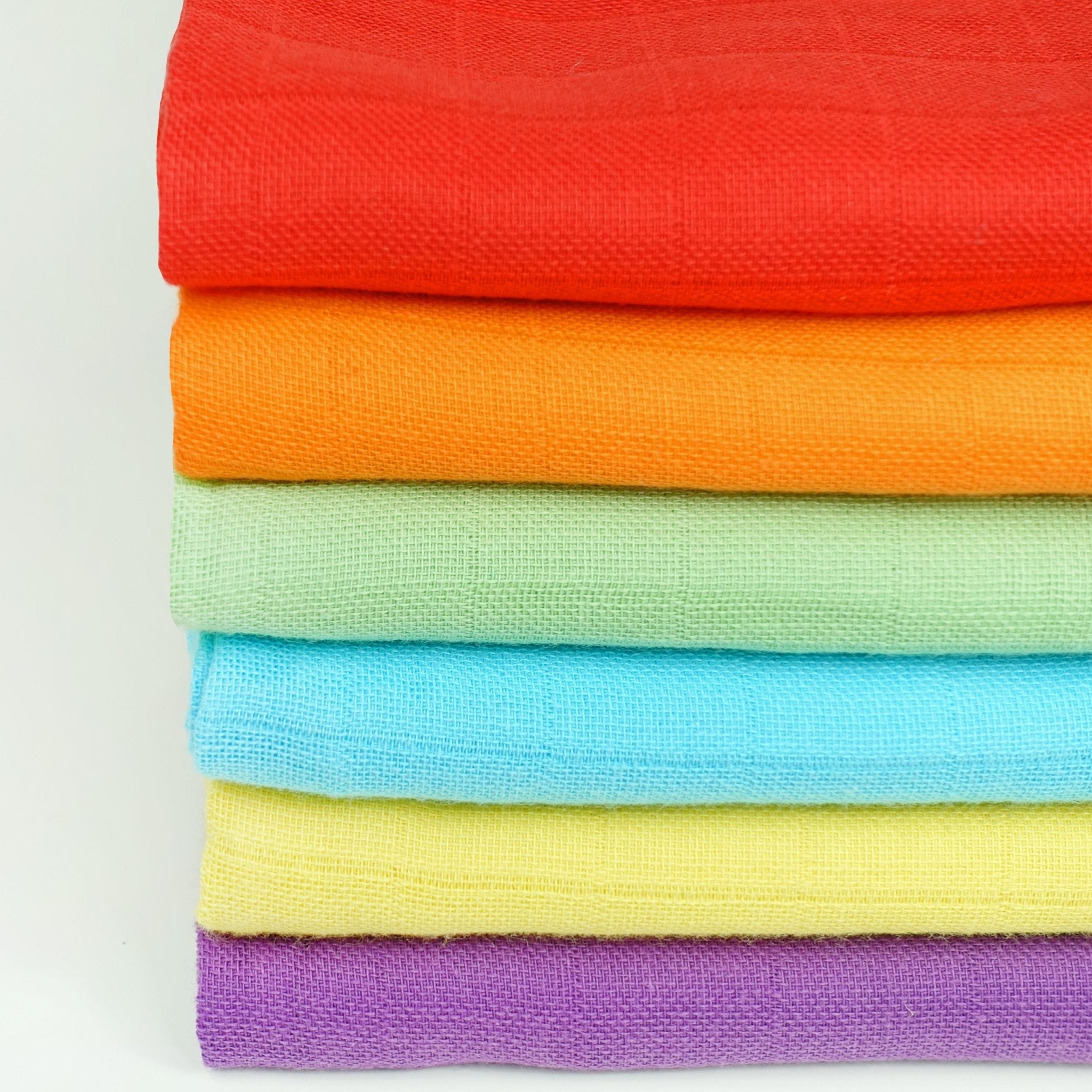 Muslin Squares - Brights - Six Pack - Baby&More