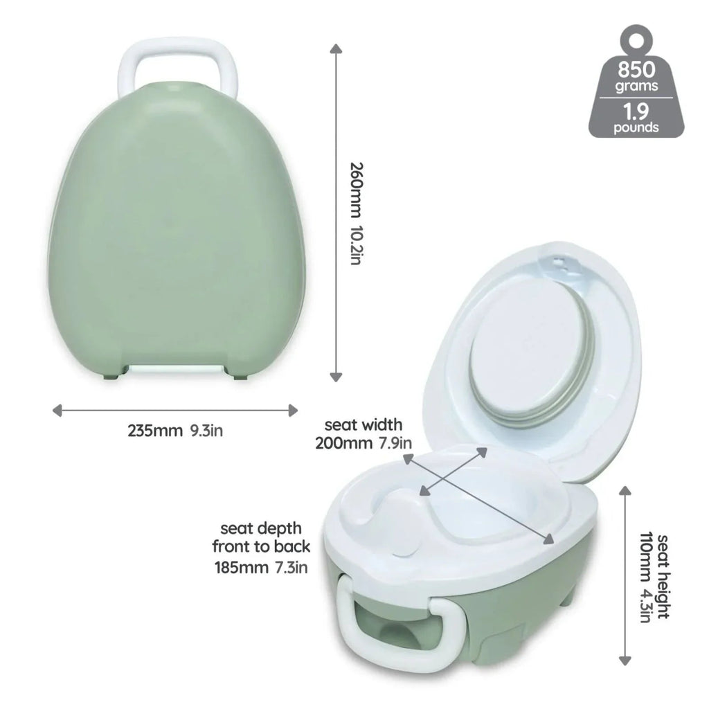 My Carry Potty - Sage Green - Baby&More