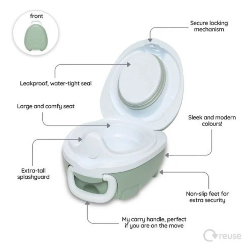 My Carry Potty - Sage Green - Baby&More
