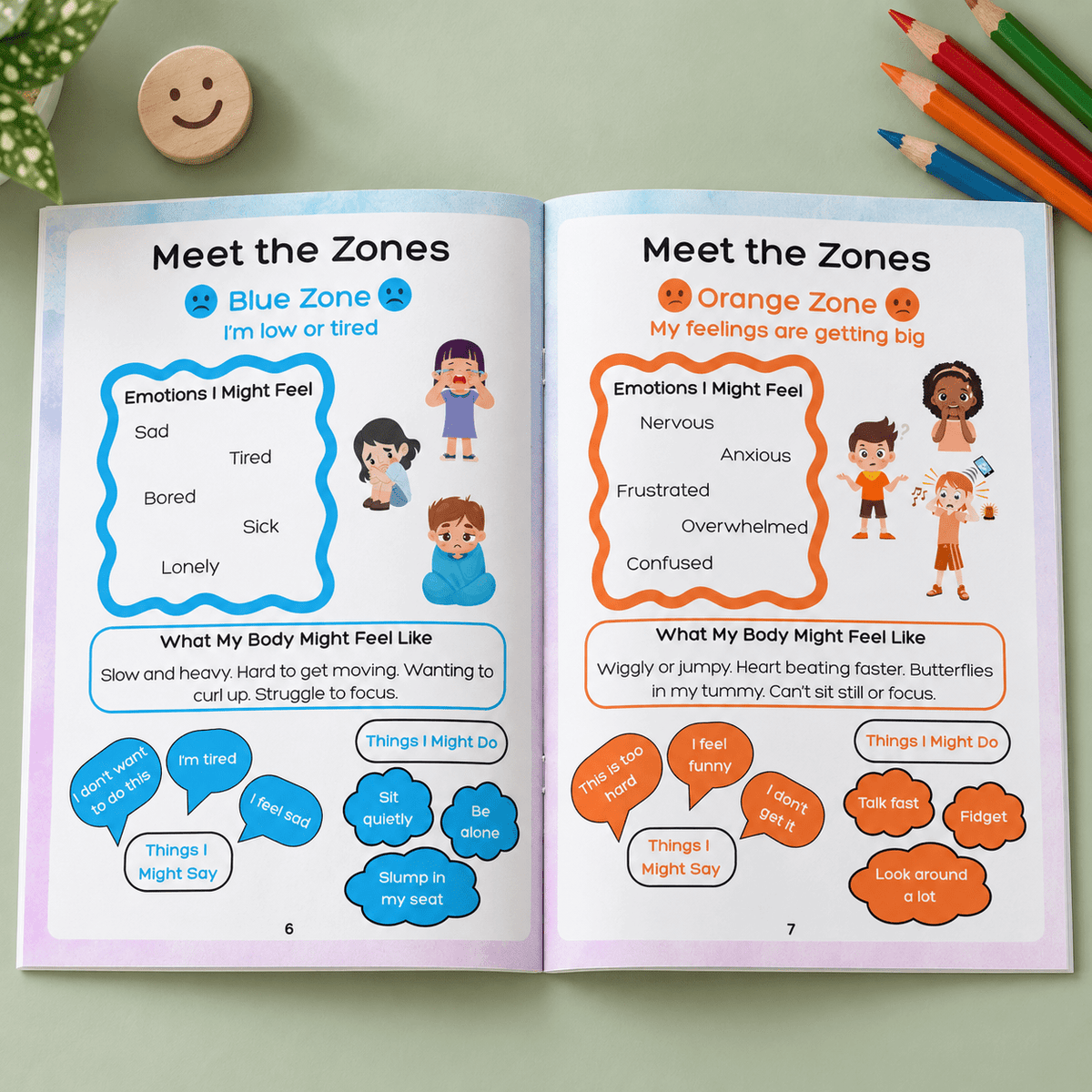 My Emotions & Regulation Workbook for Kids - Baby&More
