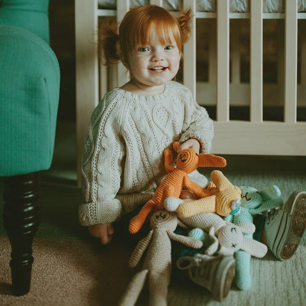 My First Bunny Toy with Rattle - Natural - Baby&More