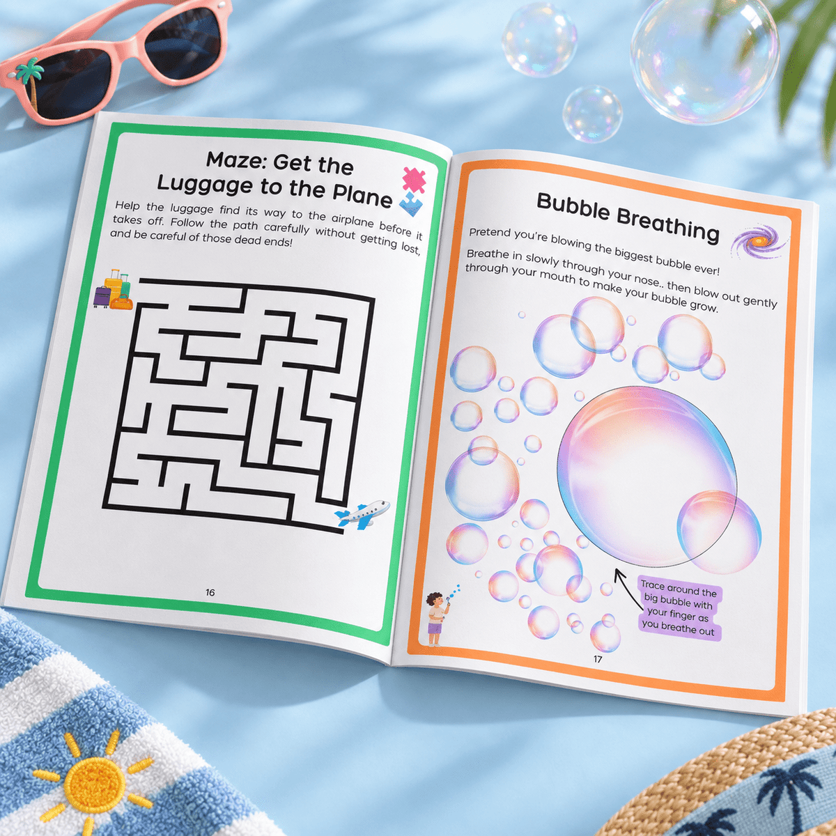 My Holiday Activity Book - Filled With Fun & Feelings - Baby&More