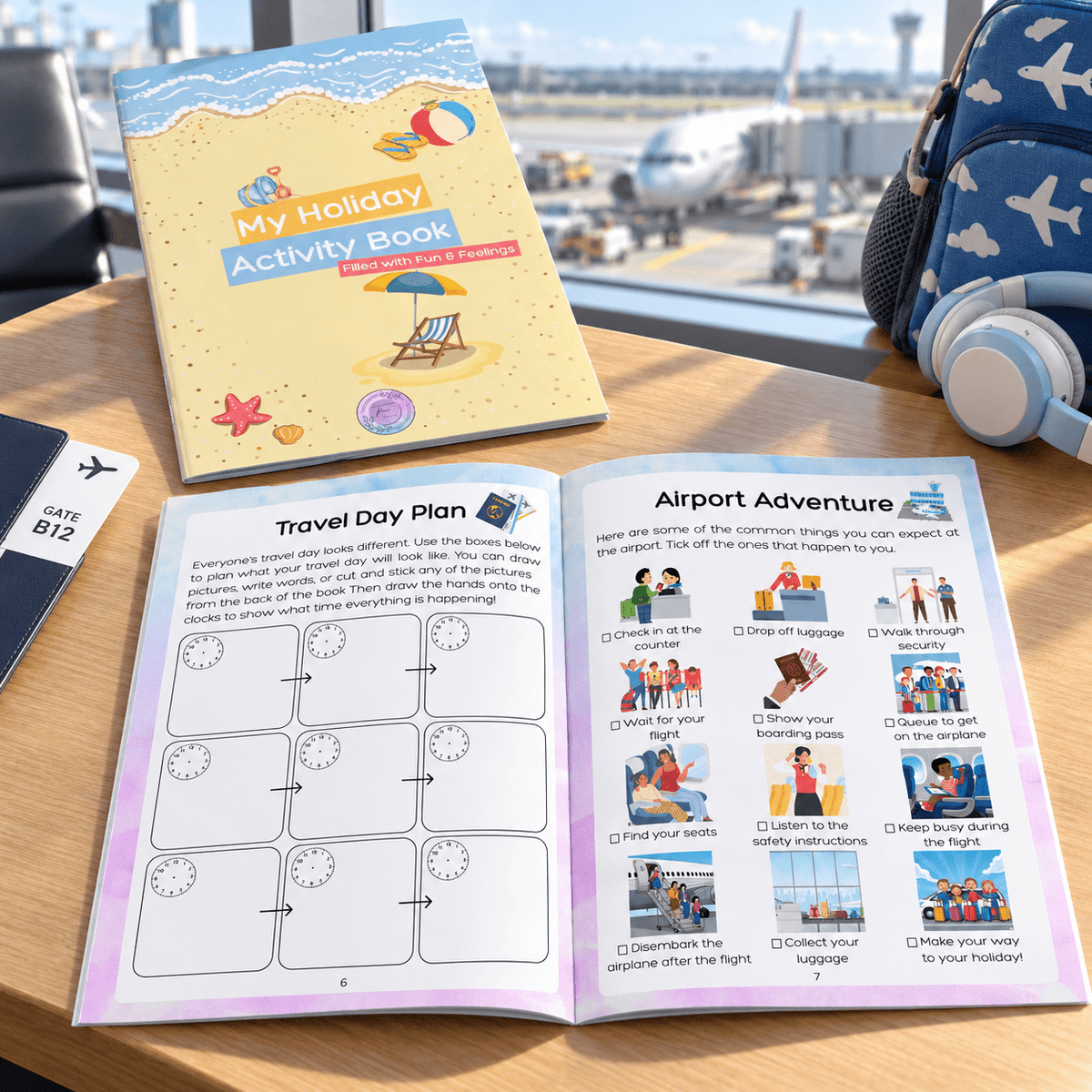 My Holiday Activity Book - Filled With Fun & Feelings - Baby&More