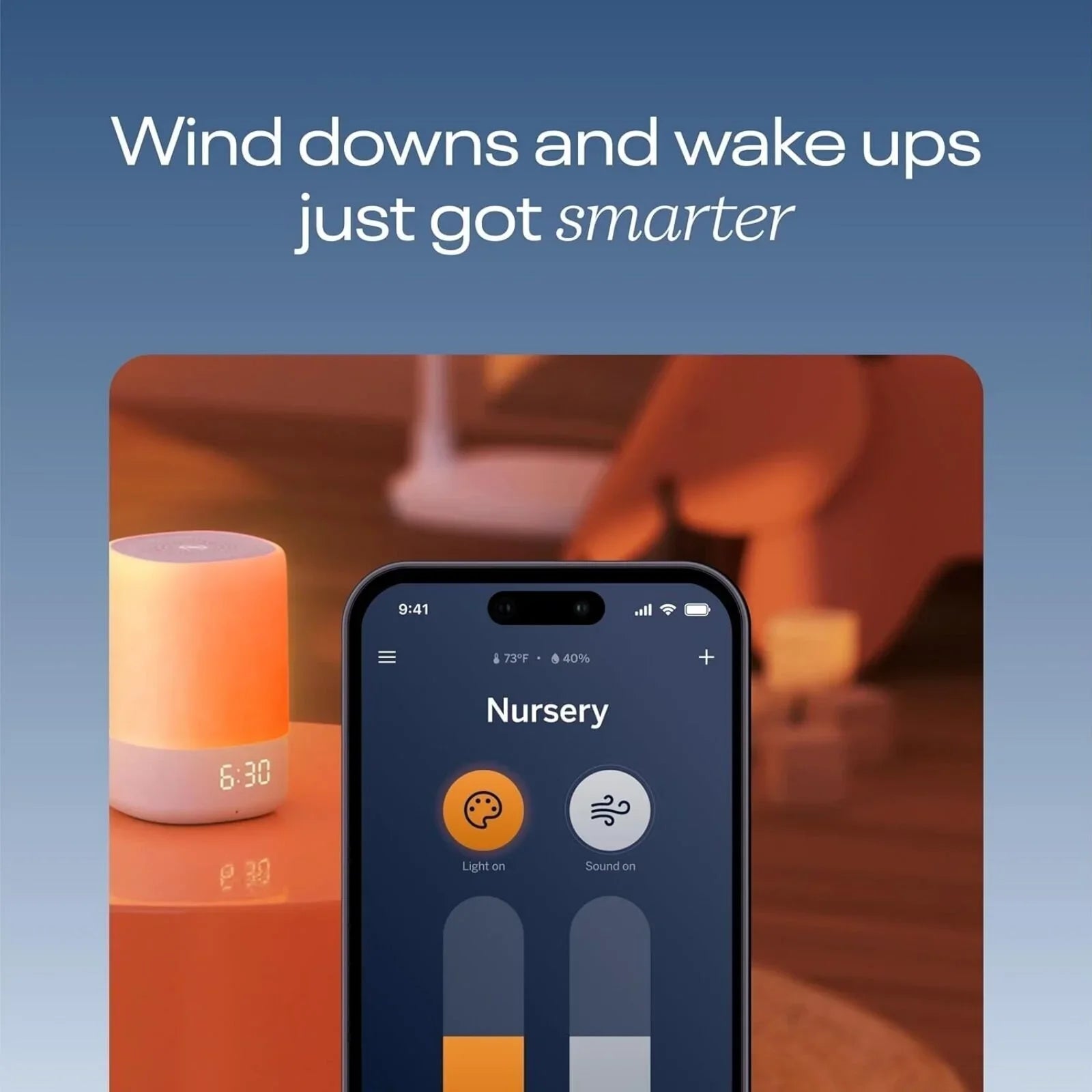 Nanit Sound & Light Machine with Audio Monitor - Baby&More