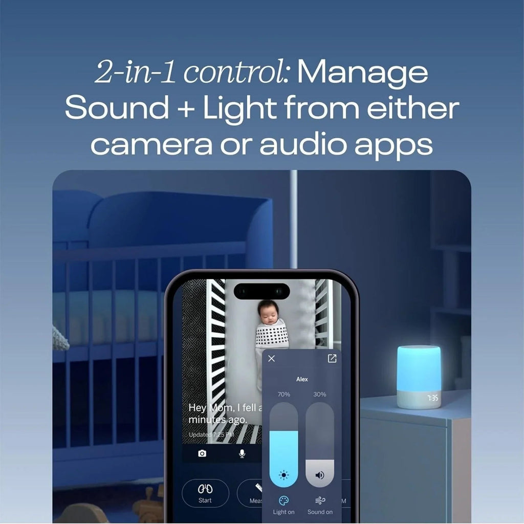 Nanit Sound & Light Machine with Audio Monitor - Baby&More