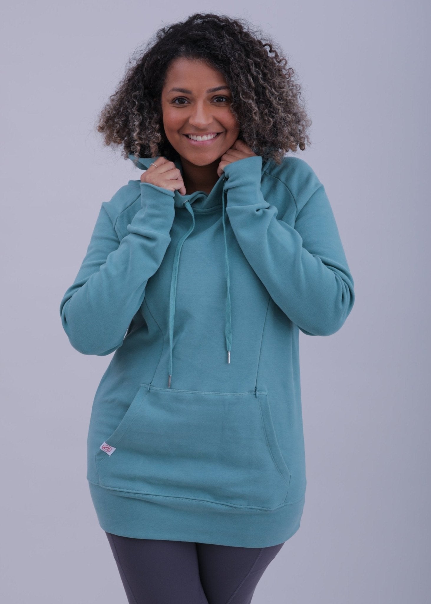 Natal Active Breastfeeding & Maternity Hoodie - Sage - Baby&More