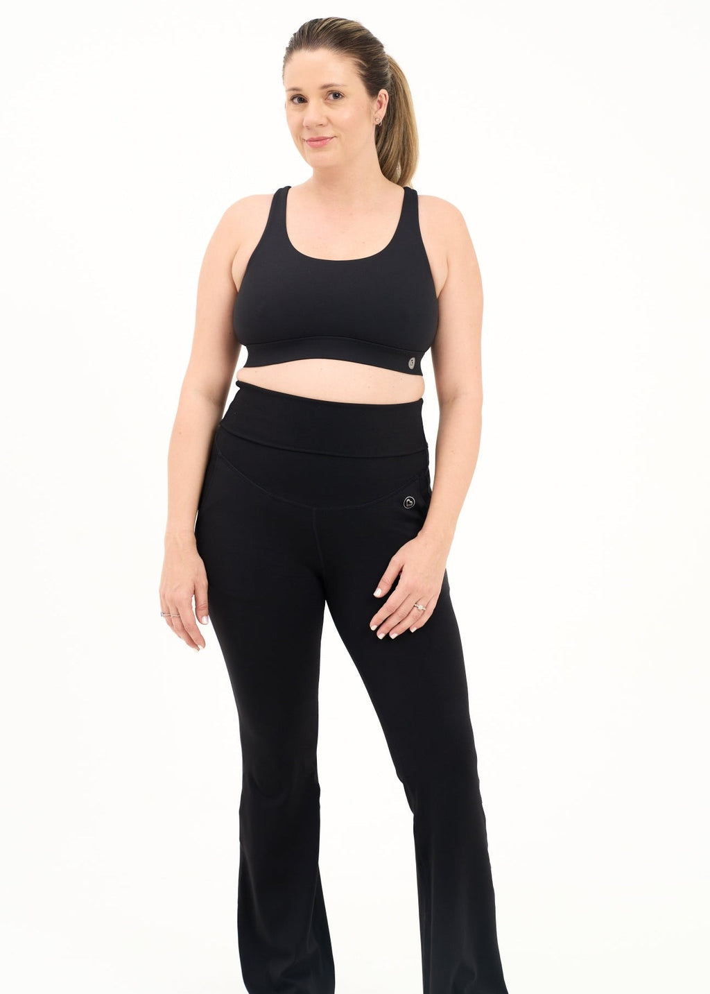 Natal Active Luxe Maternity and Postnatal Flare Leggings - 30" - Baby&More