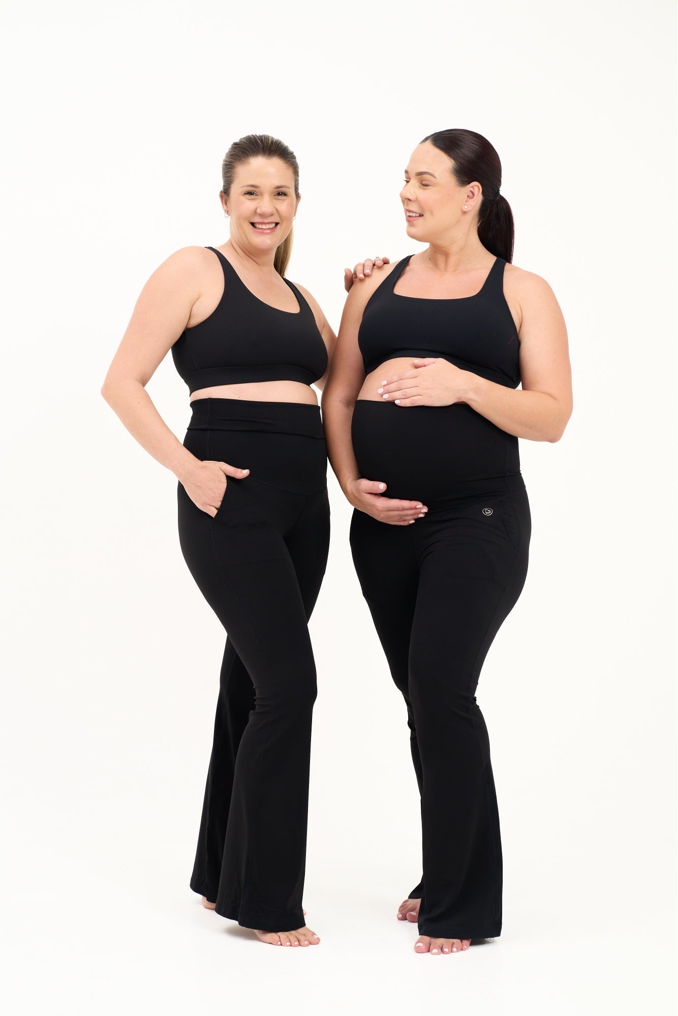 Natal Active Luxe Maternity and Postnatal Flare Leggings - 30" - Baby&More