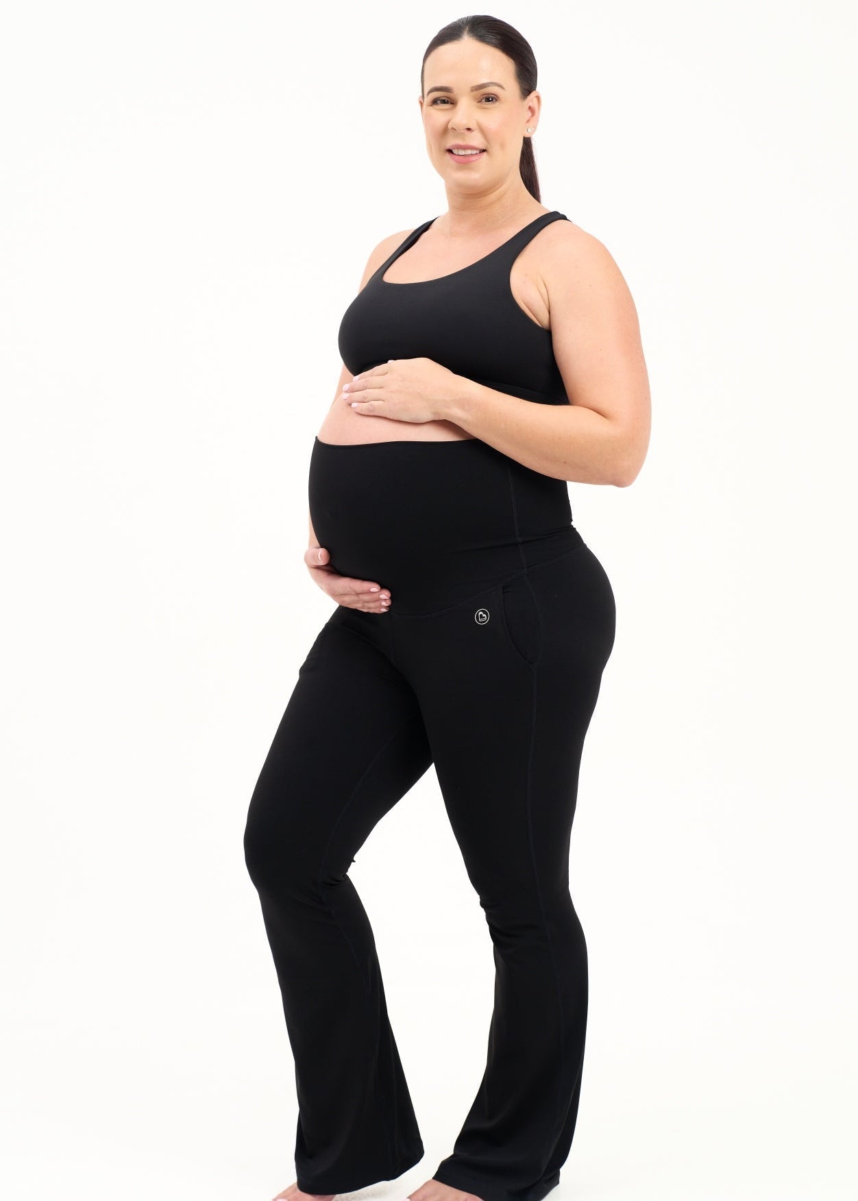 Natal Active Luxe Maternity and Postnatal Flare Leggings 32" - Baby&More