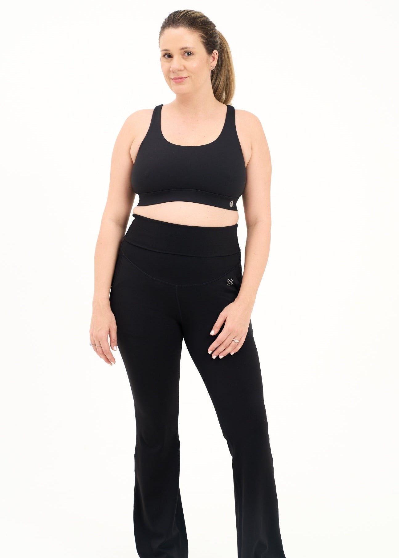 Natal Active Luxe Maternity and Postnatal Flare Leggings 32" - Baby&More