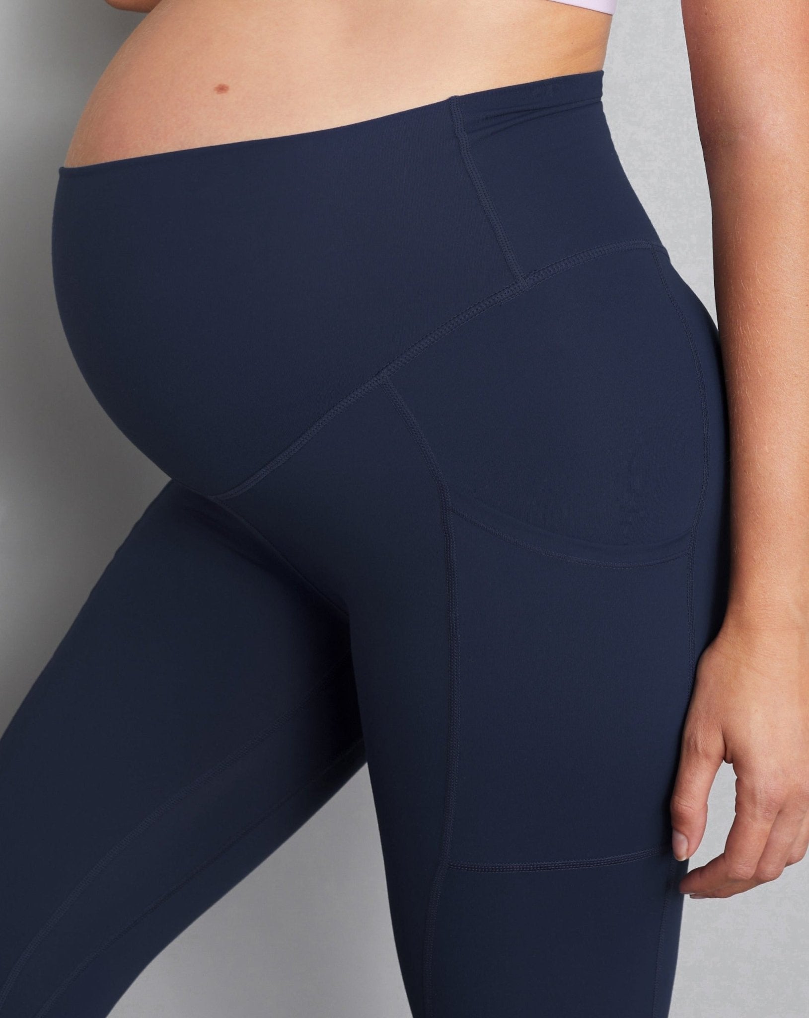 Natal Active Luxe Maternity & Postnatal Leggings - 7/8 - Midnight Blue - Baby&More