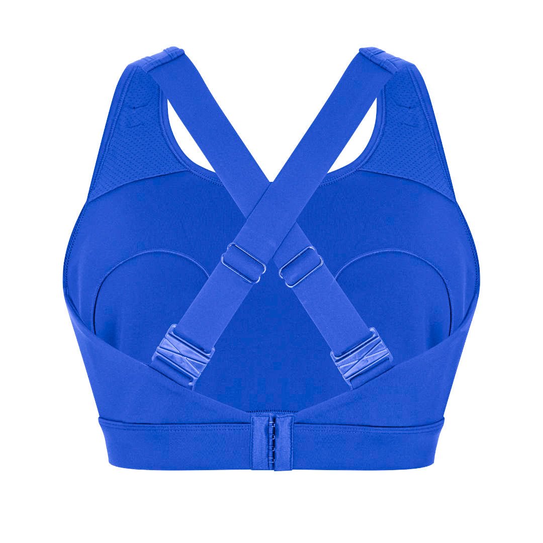 Natal Active Nursing Sports Bra for Larger Cup Sizes - Freyja (G - J Cup) Electric Blue - Baby&More