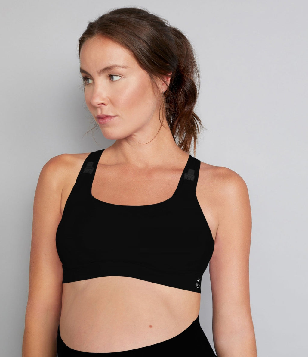 Natal Active Nursing Sports Bra - Vitality Black (Sizes B - F) - Baby&More