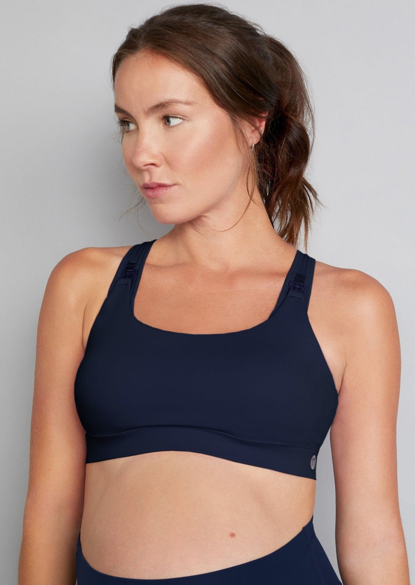Natal Active Nursing Sports Bra - Vitality Midnight Blue (Sizes B - F) - Baby&More