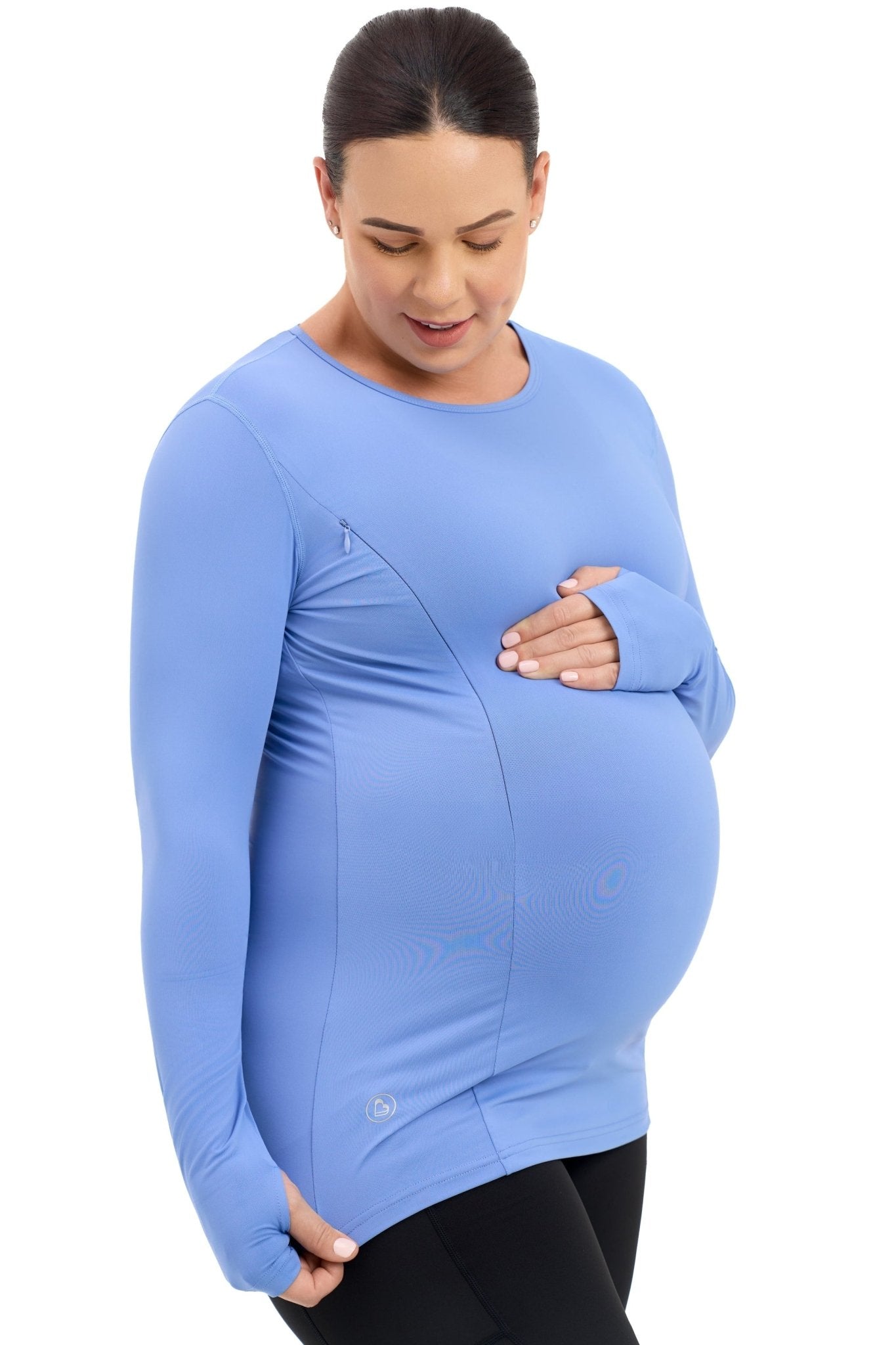 Natal Active Swift Maternity & Breastfeeding Run Top - Cornflower Blue - Baby&More