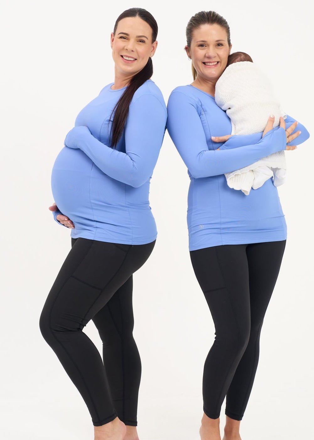 Natal Active Swift Maternity & Breastfeeding Run Top - Cornflower Blue - Baby&More