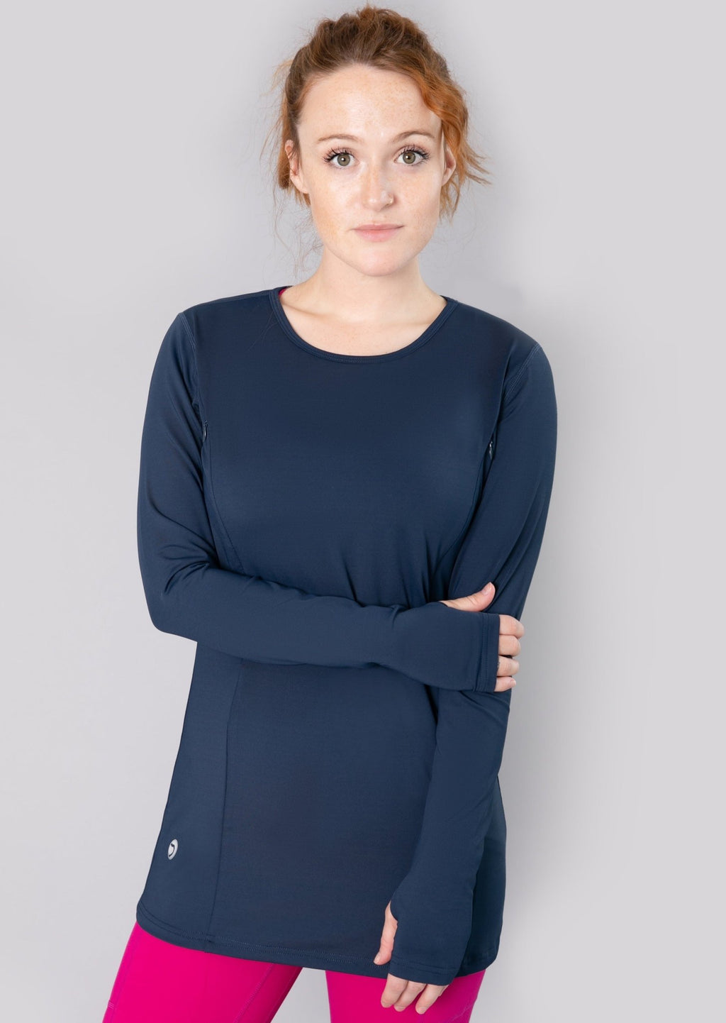 Natal Active Swift Maternity & Breastfeeding Run Top - Midnight Blue - Baby&More