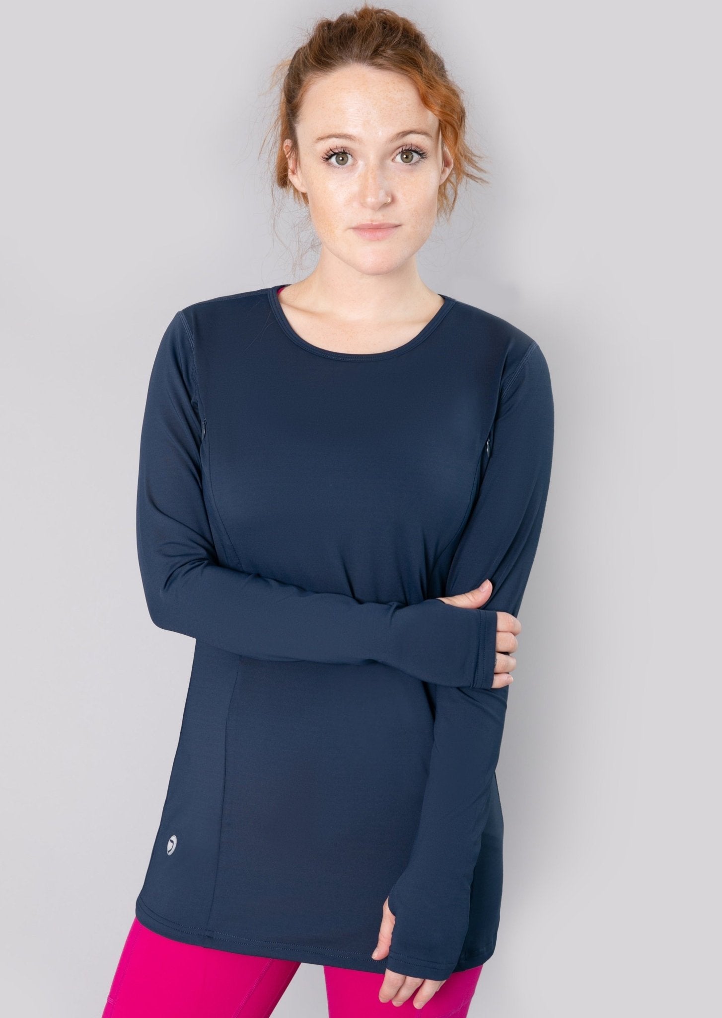 Natal Active Swift Maternity & Breastfeeding Run Top - Midnight Blue - Baby&More