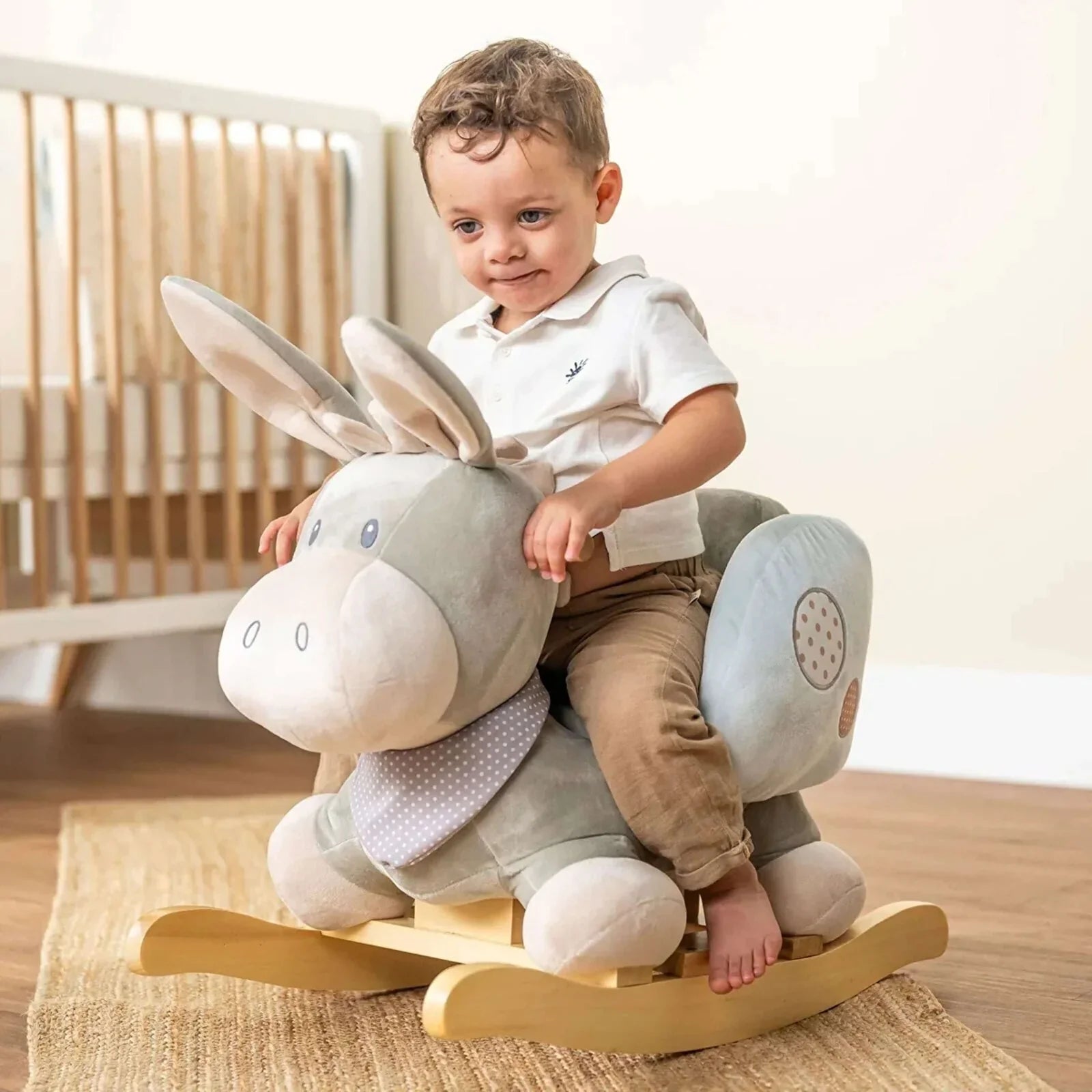 Nattou Cappuccino Donkey Rocker - Baby&More