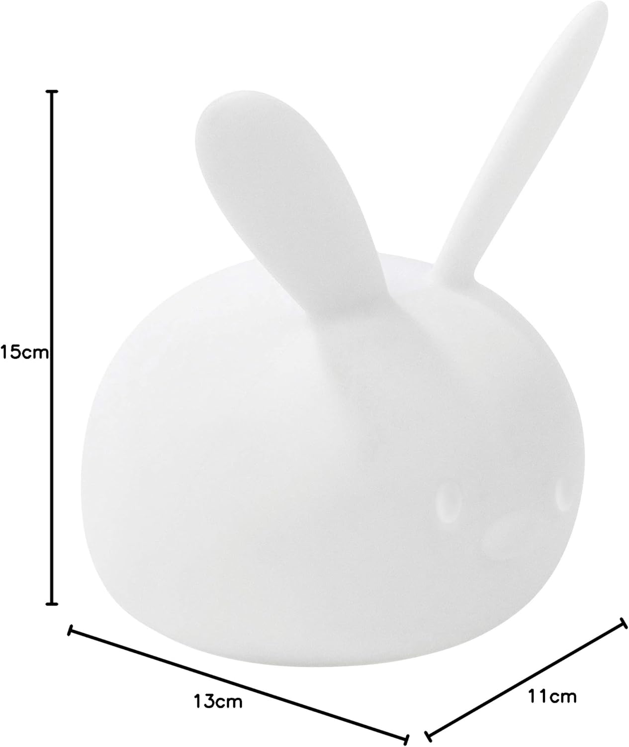 Nattou LED - Night Light Bunny of Silicone, Voice Activation - 7 Colours - Baby&More