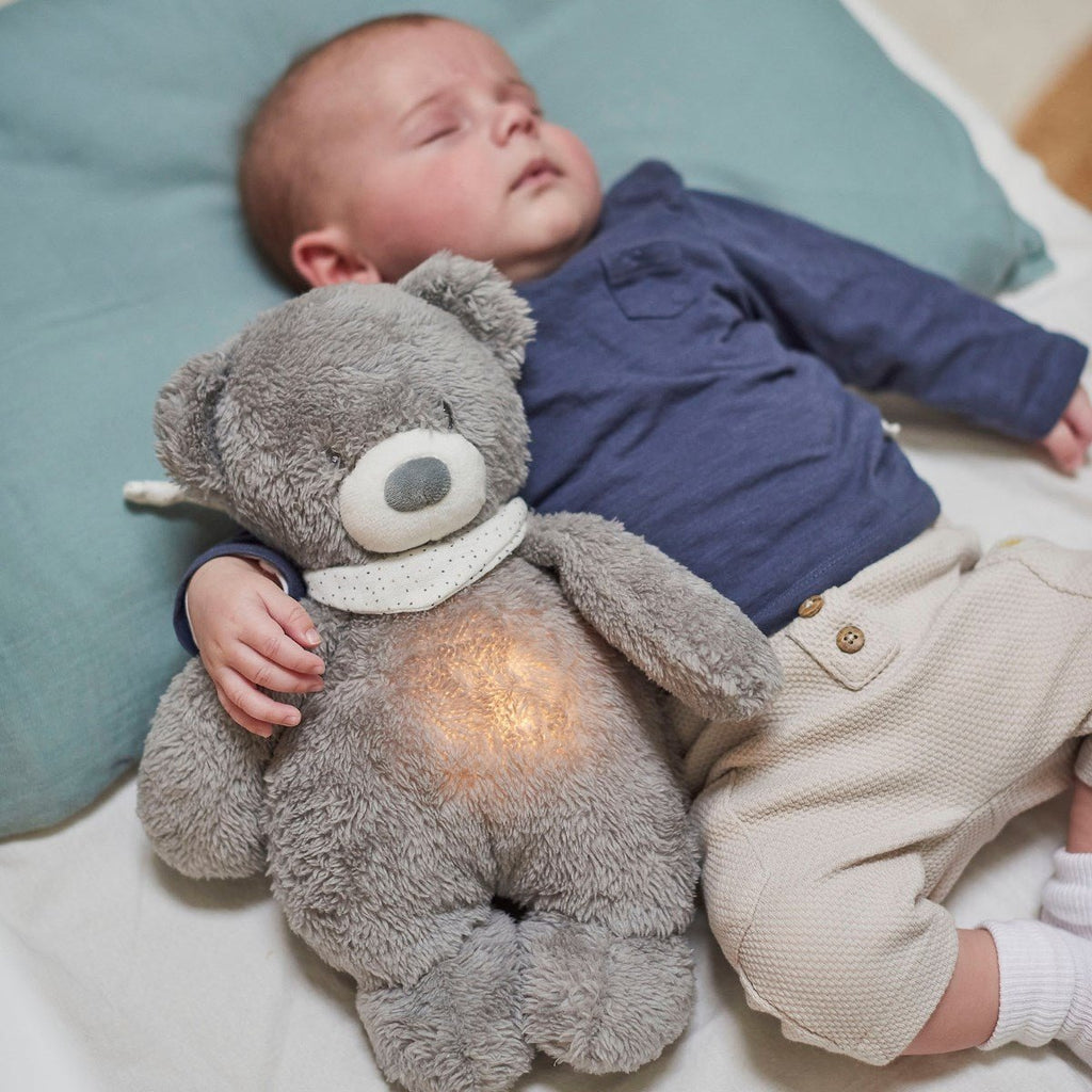 Nattou Sleepy Bear Cuddly Nightlight Sleep Aid - Baby&More